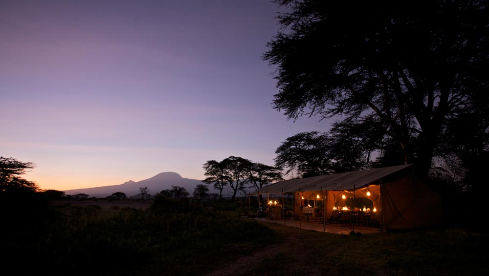 Our-mobile-tented-camp-beneath-Mount-Kilimanjaro